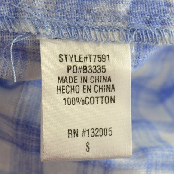 TANK TOP Y2K Plaid 100%cotton Vintage ruffle - Picture 6 of 10